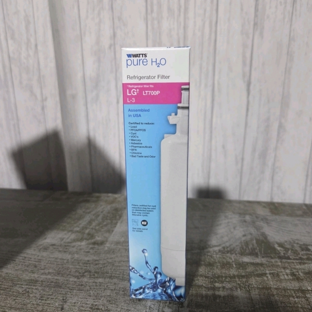 WATTS Water Filter L-3 Compatible With LG LT700P White 0958806 NEW
